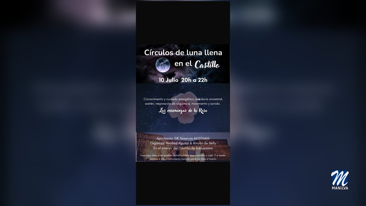 Círculos de la luna llena en El Castillo