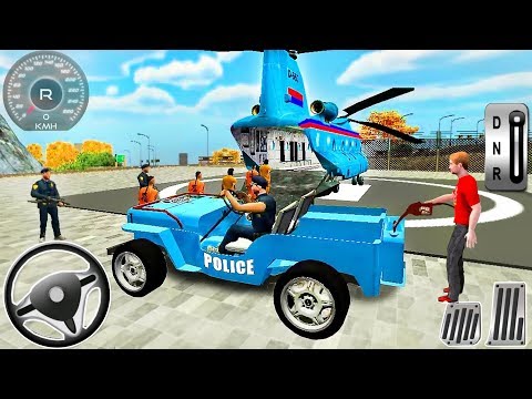Offroad Police Transporter Trailer Truck: Cargo Helicopter - Best Android GamePlay
