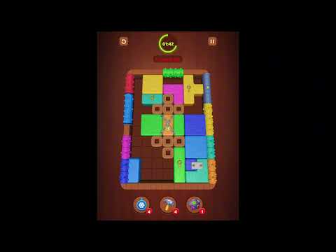 Wood Block Jam Levels 131-132-133-134-135-136-137-138-139-140