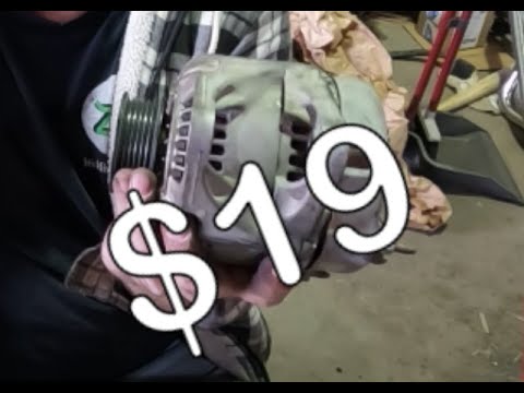$19 Alternator Rebuild, Cheaper is Better?