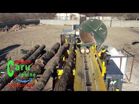 Depozit Caru' Cu Lemne - Asa taiem si spargem lemne noi in Trivalea Mosteni