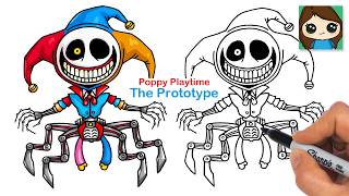How to Draw The Prototype | Poppy Playtime