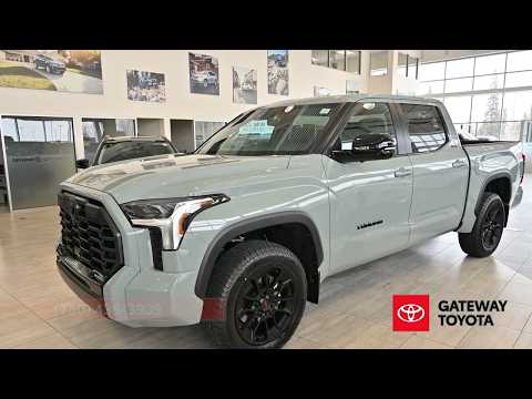 2026 Toyota Tundra 4x4 Crewmax Limited Hybrid in Lunar Rock for sale at Gateway Toyota in Edmonton, AB