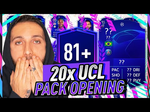 20x UCL 81+ PACK OPENING 😬🔥 HEFTIGER WALKOUT? 🥵