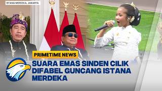 Download lagu Sinden Cilik Savia Tampil Memukau Di Istana - [Primetime News] mp3