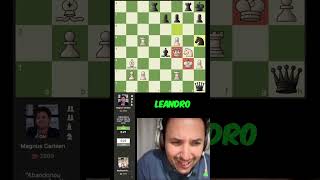 Magnus Carlsen Ataca! Xeque-mate Iminente? #shorts