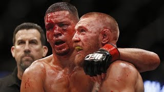 Conor McGregor and Nate Diaz Being RESPECTFUL to Each Other