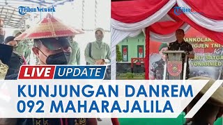 Resmi Jabat Danrem 092 Maharajalila, Brigjen TNI Rifki Perdana ke Perbatasan RI Malaysia dfi Nunukan
