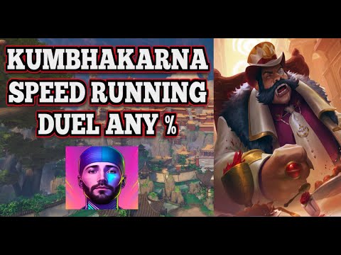 Kumbhakarna Speed Running Duel Any % World Record | Season 10 GrandMaster Ranked 1v1 Duel - SMITE