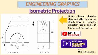 Isometric View//Isometric Drawing//Isometric Projection// Engineering Graphics//Engineering Drawing