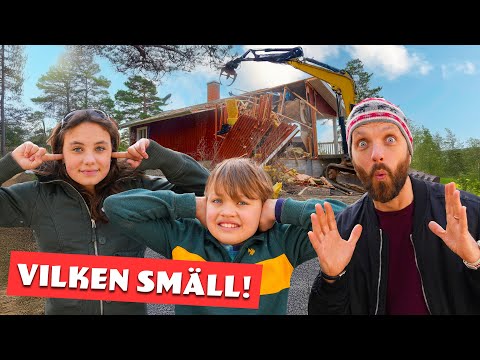 River stugan & Spränger tomten! Familjen bygger hus - Avsnitt 2