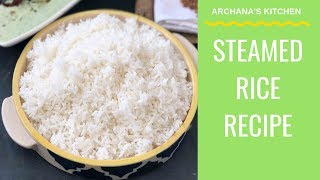 How To Cook Rice In Pressure Cooker  - Pressure Cooker Recipes by Archana's Kitchen