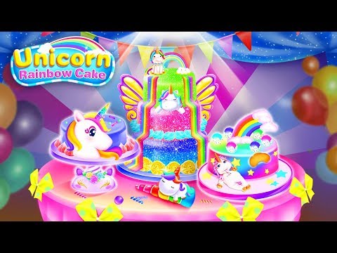Rainbow Unicorn Cake Maker – Kids Cooking Games Video