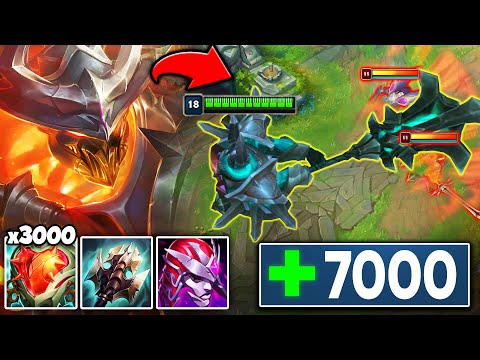 MORDEKAISER, BUT I SCALE INFINITELY AND BECOME A MONSTER! (7000+ HP WTF?)