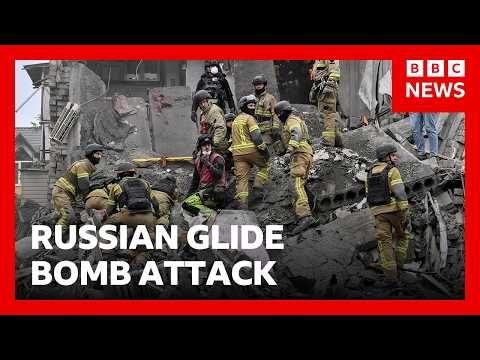 Russian glide bomb attack on Zaporizhzhia kills at least 15 people | BBC News
