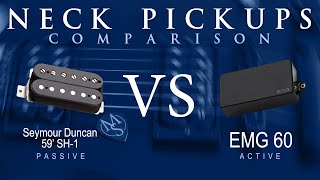 Video thumbnail for Seymour Duncan 59' SH-1 vs EMG 60 - Neck Pickup Guitar Tone Comparison Demo by Mike Stamper