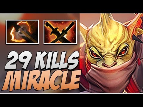 Liquid.Miracle Bounty Hunter - 29 KILLS in 7.20 | Dota Gameplay