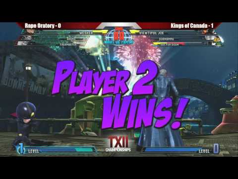 T12 MvC3 Teams   Rape Oratory vs Kings Of Canada