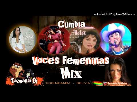 Voces femeninas mix ( Cumbia)  Priscila -Gilda- Selena y otros ( tazmania dj mixers )---