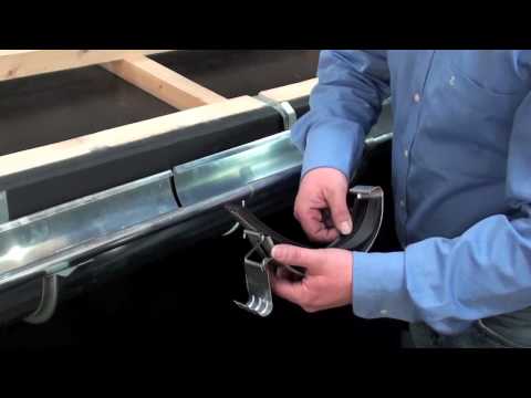 Montage des Zambelli Rinnenverbinders