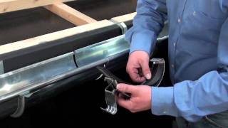 Žľabová spojka vrátane spojky návalky pre žľab 280