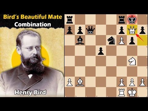 Bird’s Beautiful Checkmate Combination | Bird vs Pinkerley 1850