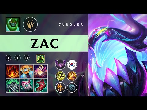 Zac Jungle vs Lee Sin - KR Master Patch 26.01