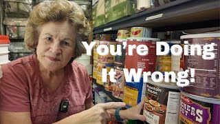 Food Storage Colossal Mistake