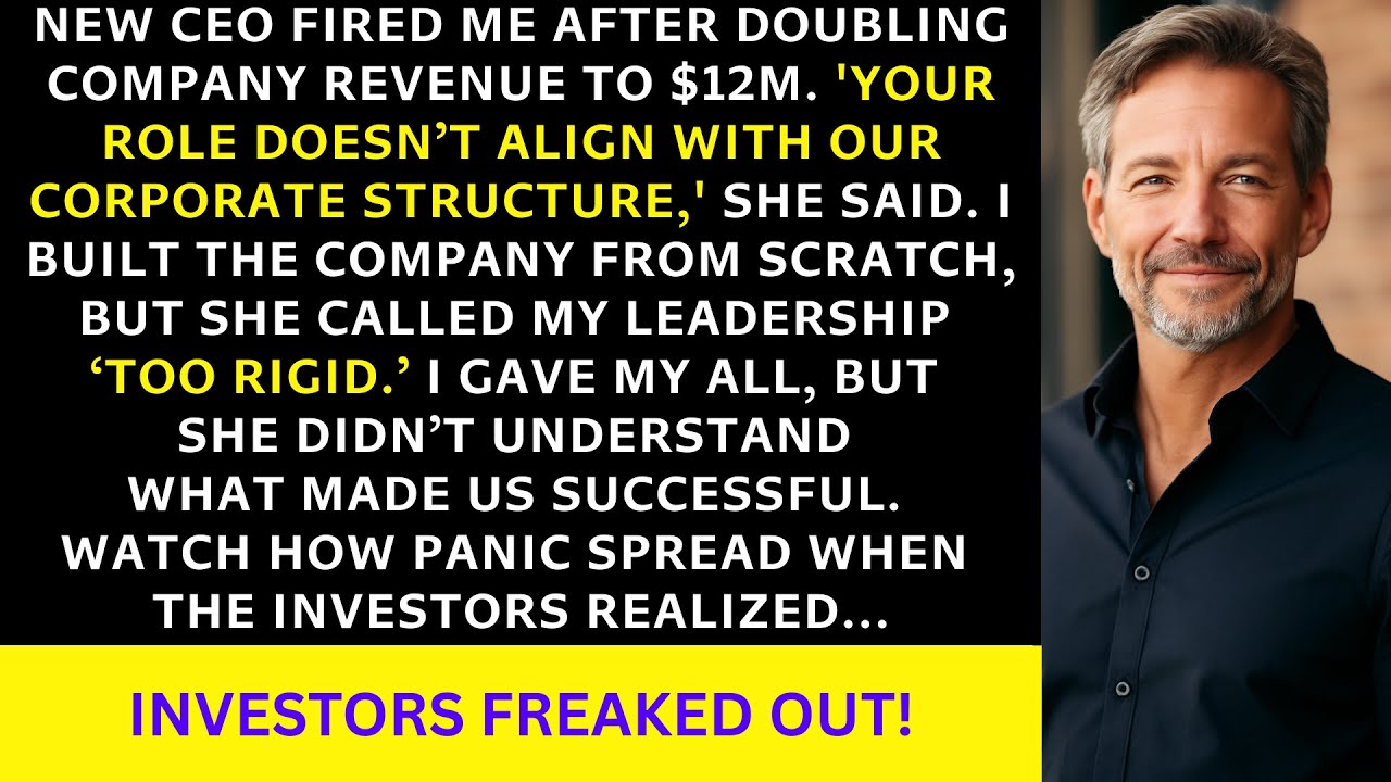 Got Fired After Doubling Company Revenue To $12M  Panic Broke Out When The New President Realized