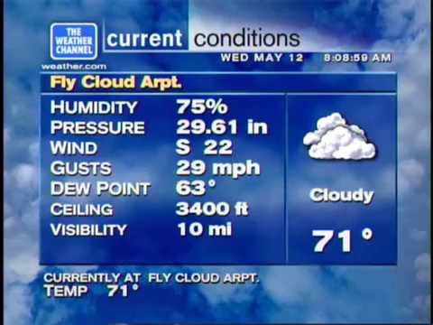 The Weather Channel - WeatherSTAR XL - May 12, 2004