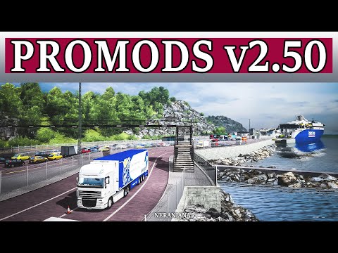ETS2 Mod | ProMods v2.50 | Euro Truck Simulator 2 [1.38]