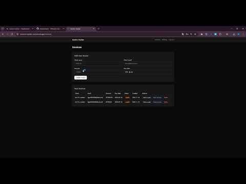 Invoice Tracker 공식 영상 미리보기