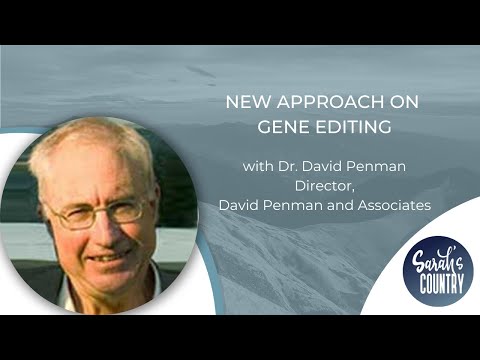“New approach on gene editing” with Dr David Penman