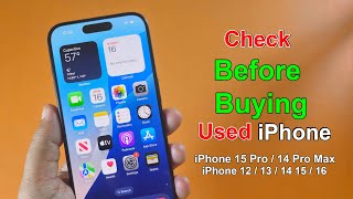 How to check used iphone before buying