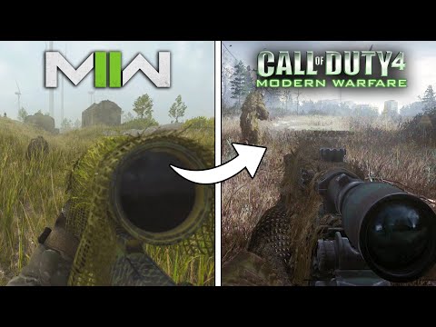 All Ghillied Up COD 4-Referenzen in Call of Duty: Modern Warfare 2