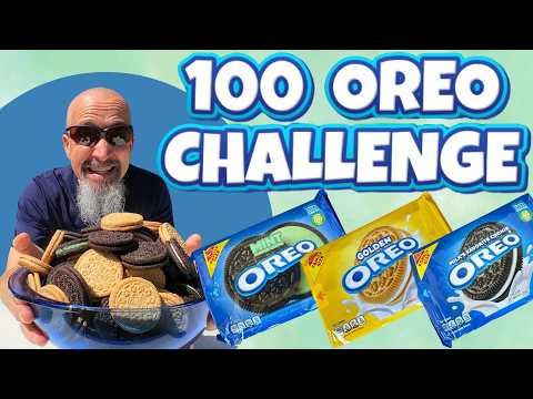 NEW 100 Oreo Challenge Speed RECORD