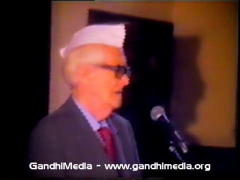Annual meeting of The Gandhi Foundation, UK, at Kingsley Hall, London, 1985