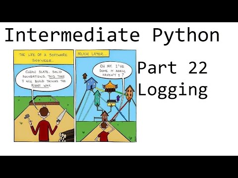 Logging Intermediate Python Programming p 22