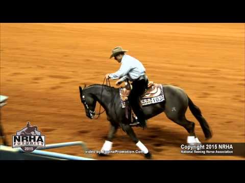 Lime A Rita and Arno Honstetter 2nd go NRHA Futurity