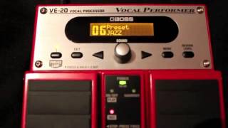 BOSS VE-20 effetti per voce e loop station - YouTube.flv