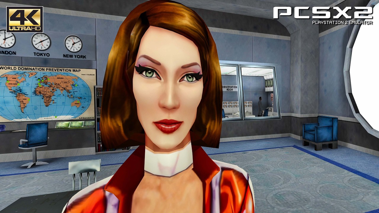 The Operative: No One Lives Forever - PS2 Gameplay 4k 2160p / HD Textures (PCSX2)