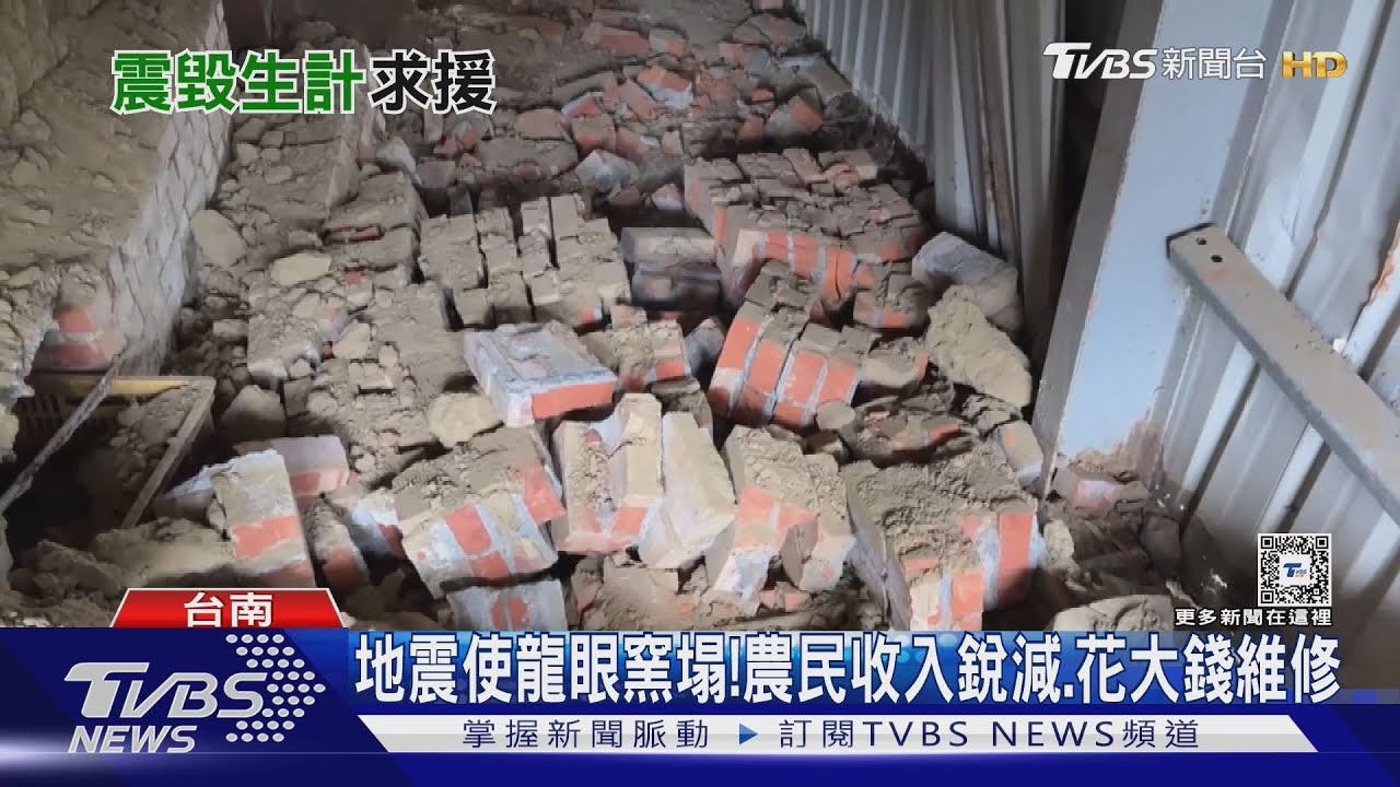 農民好苦!龍眼盛產年 卻因地震使「焙灶寮塌」收入銳減