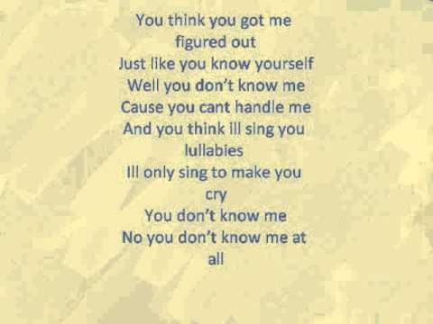 you dont know me lyrics - Natasha Duarte