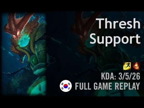 Thresh Support vs Heimerdinger - Meiko - KR Challenger Path 6.1