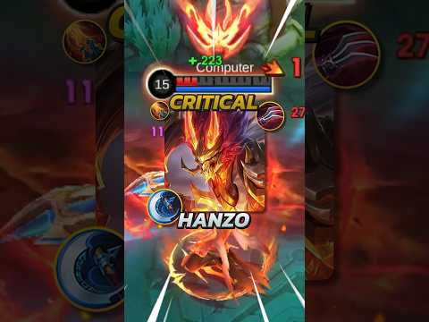 Critical Hanzo vs Trinity Hanzo! Mobile Legends #mobilelegends #mlbb #mlbbcreator #mlbballstar