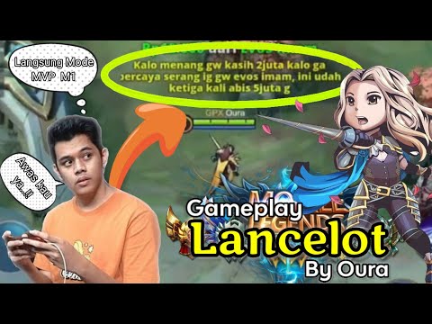 lancelot gameplay: by Gpx oura | Lancelot fast hand | mlbb