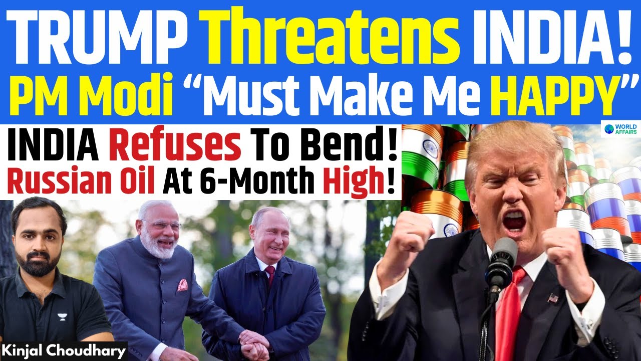 Venezuela Oil Shock: Trump Threatens Tariffs On India As Modi DOUBLES DOWN On Russian Oil | Kinjal