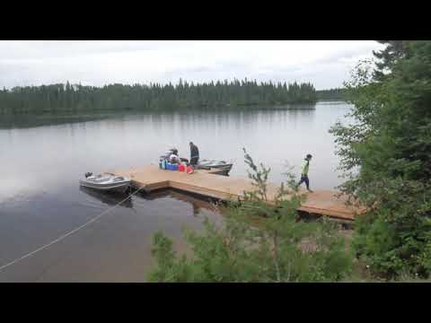 Tour of Pickle Lake Cabin- White River Air Outpost Camp - YouTube