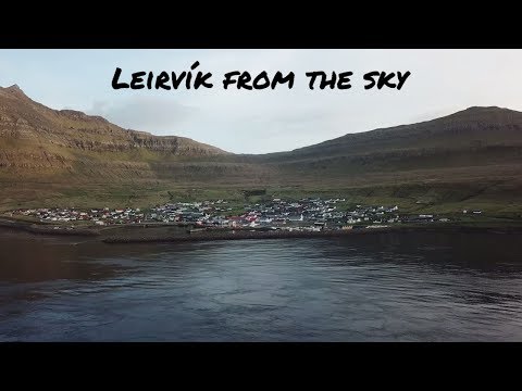 Leirvík Faroe Islands (4K drone footage)