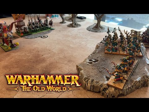 Warhammer the Old World Empire Vs Tomb KIngs Battle Report